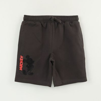 Short Niño Negro Cara Mickey Disney