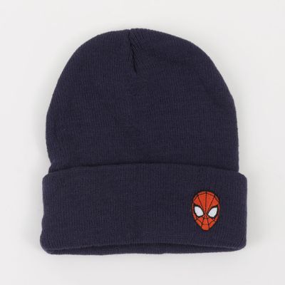 Gorro Escolar Niño Pin Azul Marino Spiderman Marvel