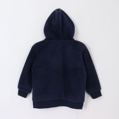 Imagen 2 del producto Polar Escolar con Gorro Niño Logo Azul Marino Bluey