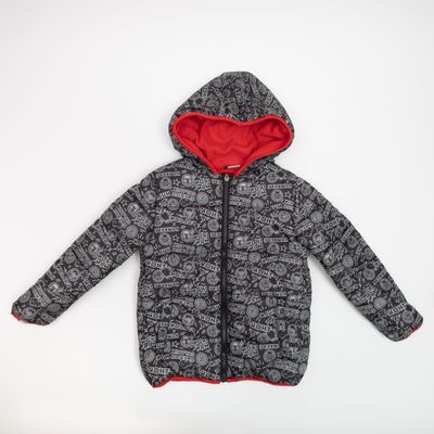 Parka Niño Iconos Gris Marvel