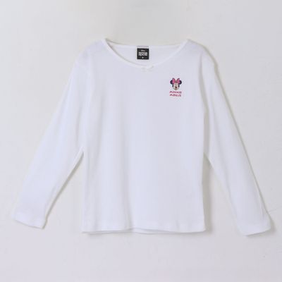 Imagen 2 del producto Bipack Camiseta Escolar Niña Manga Larga Blanco Minnie