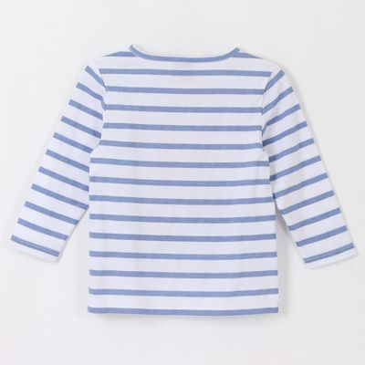 Imagen 2 del producto Polera Manga Larga Niña Rayas Minnie Blanco Disney