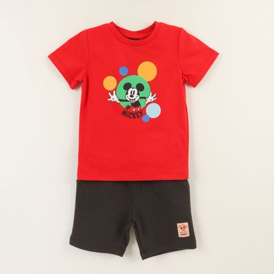 Imagen 1 del producto Conjunto Niño Rojo Mickey Bubbles Disney