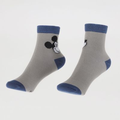 Imagen 2 del producto Tripack Calcetines Niño Azul Carita Mickey Disney
