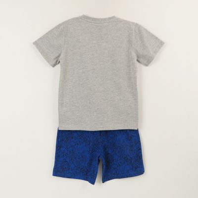 Imagen 2 del producto Pijama Manga Corta Niño Gris Claro Personajes Sonic