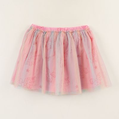 Imagen 2 del producto Falda Niña Rosado Tull Unicornio