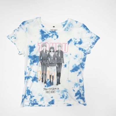 Polera Mujer Fruits Basket Friends Tie Dye