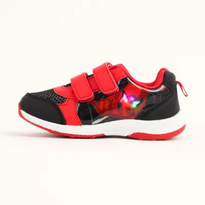 Imagen 1 del producto Zapatillas Con Luces En Personaje Niño Spiderman Negro Marvel