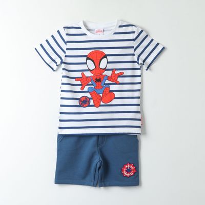Imagen 2 del producto Conjunto Niño Azul Spiderman Jump Rayas Marvel