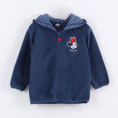 Imagen 1 del producto Polar Escolar con Gorro Niña Minnie Mouse Azul Marino Disney