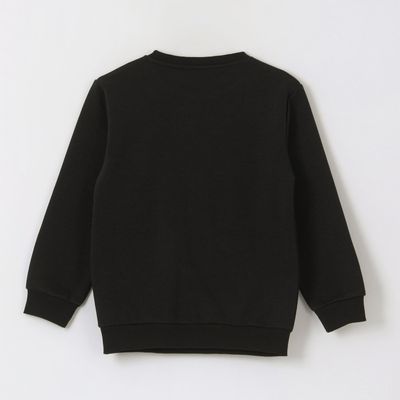 Imagen 2 del producto Polerón Cerrado Niño Creeper Run Negro Minecraft