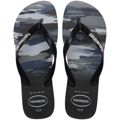 Sandalia Hombre Top Camu Negro Havaianas