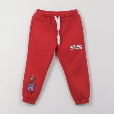 Pantalón de Buzo Niño Personaje Spiderman Rojo Marvel