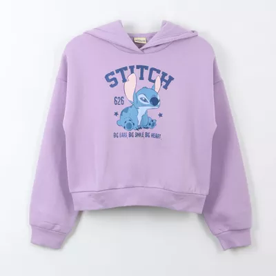 Polerón Niña Hoodie 626 Lilo & Stitch Rosado Disney