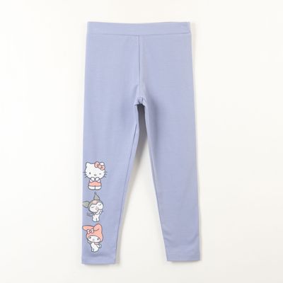 Calza Niña Personajes Gris Hello Kitty