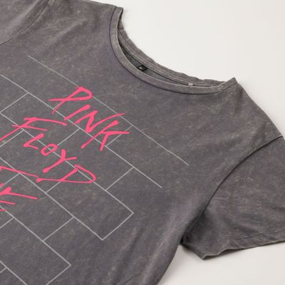 Imagen 2 del producto Polera Manga Corta Mujer The Wall Negro Pink Floyd