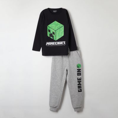 Conjunto Niño Game On Negro Minecraft
