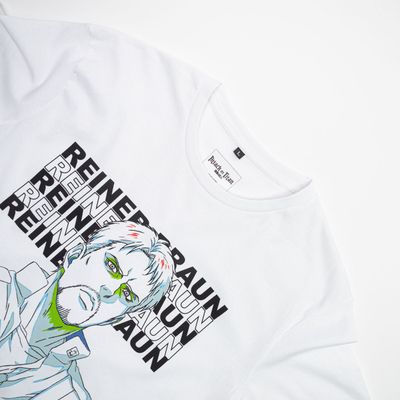Imagen 2 del producto Polera Hombre Attack On Titan Reiner Blanco