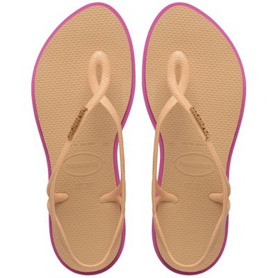 Sandalia Mujer Luna Point Beige Havaianas