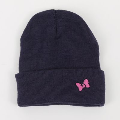 Gorro Escolar Niña Pin Azul Marino Minnie Disney