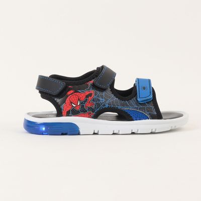 Imagen 1 del producto Sandalia Con Luces Niño Negro Escalando Spiderman Marvel