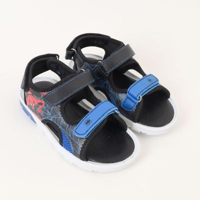 Imagen 2 del producto Sandalia Con Luces Niño Negro Escalando Spiderman Marvel