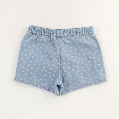 Imagen 2 del producto Short Niña Azul Denim Puntos Minnie Disney