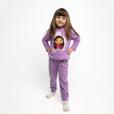 Pijama Largo Niña Personaje II Gabby Dollhouse Morado
