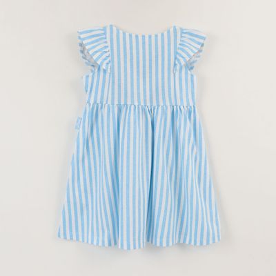 Imagen 2 del producto Vestido Sin Manga Niña Blanco Rayas Bluey Jump Bluey