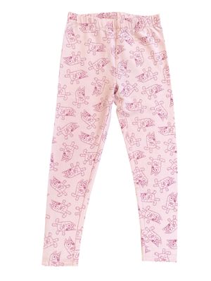 Calza Niña Full Print Rosado Bluey