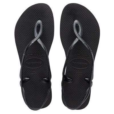 Sandalia Mujer Luna Negro Havaianas