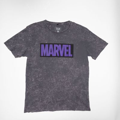 Polera Hombre Marvel Marvel Gris