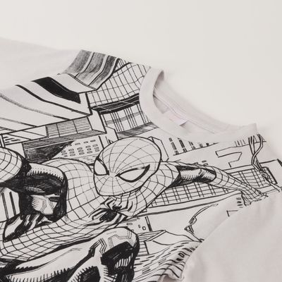 Imagen 2 del producto Pijama Corto Niño Spiderman Comics Gris Marvel