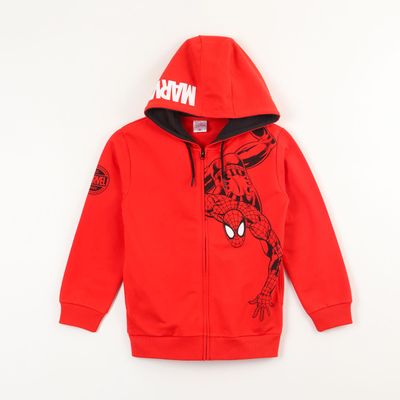 Imagen 1 del producto Poleron Abierto Niño Spiderman Shoulder Rojo Marvel