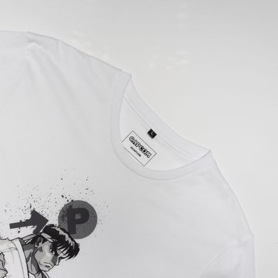 Imagen 2 del producto Polera Hombre Street Fighter Flechas Blanco