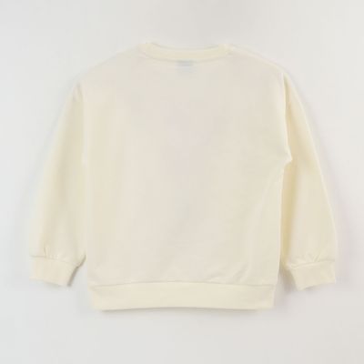 Imagen 2 del producto Poleron Cerrado Niña Blanco Moño Minnie Disney