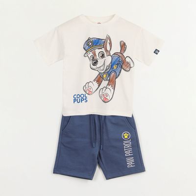 Conjunto Niño Blanco Chase Paw Patrol
