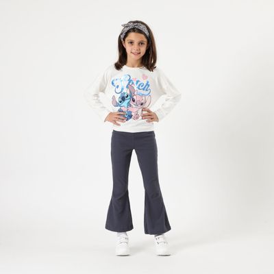 Conjunto Niña Lilo & Stitch Love Blanco Disney