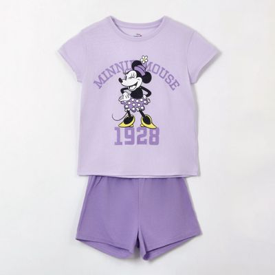 Pijama Manga Corta Teen Rosado 1928 Minnie Disney