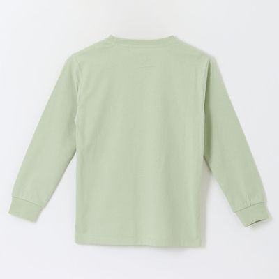 Imagen 2 del producto Polera Manga Larga Niño Creeper Blanco Minecraft