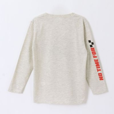 Imagen 2 del producto Polera Manga Larga Niño Rayo McQueen Cars Gris Disney