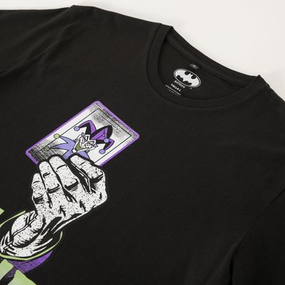 Imagen 2 del producto Polera Manga Corta Hombre The Joker Negro DC Comics