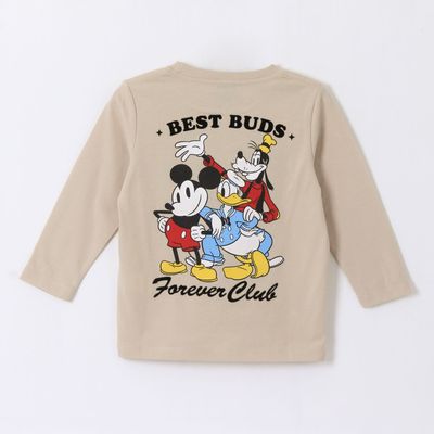 Imagen 2 del producto Polera Manga Larga Niño Back Print Mickey Beige Disney