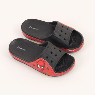 Imagen 2 del producto Sandalia Slide Niño Negro Telaraña Spiderman Marvel