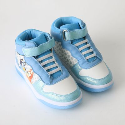 Imagen 2 del producto Zapatilla Caña Alta Niña Luces Celeste Bingo & Bluey