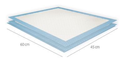 Imagen 2 del producto Toallas de Entrenamiento Mascotas 100 uni 45x60cm