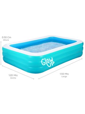 Imagen 2 del producto Piscina Inflable Glowup 150x105x50
