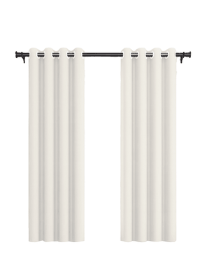 Pack Cortina de Tela Blackout Vincenzi 140x220 Blanca