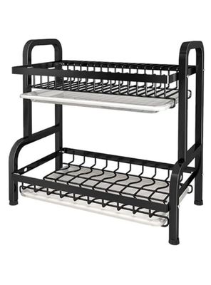 Escurridor platos secador loza inoxidable 2 niveles inox