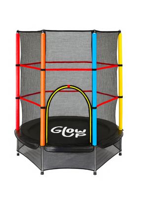 Cama Elástica GlowUp 140mt 4.5Ft Malla Seguridad Superior